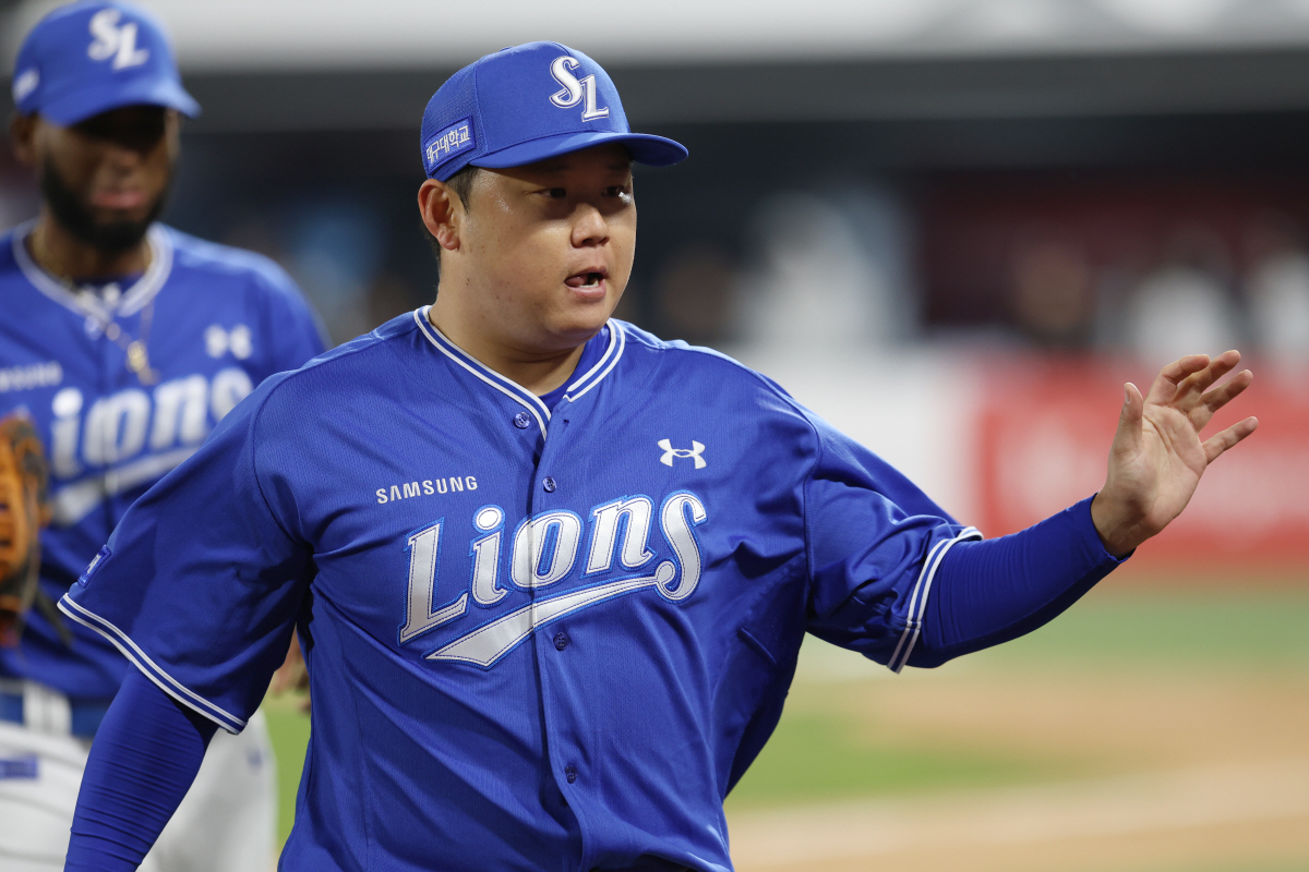 4일 KT전을 마치고 들어오는 이승현. 사진제공=삼성 라이온즈