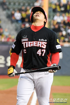 'KIA 또 칼 빼들었다' 나성범 제외, 박상준 2번 승격…'4연패 탈출 의지' 파격 라인업[광주 현장]