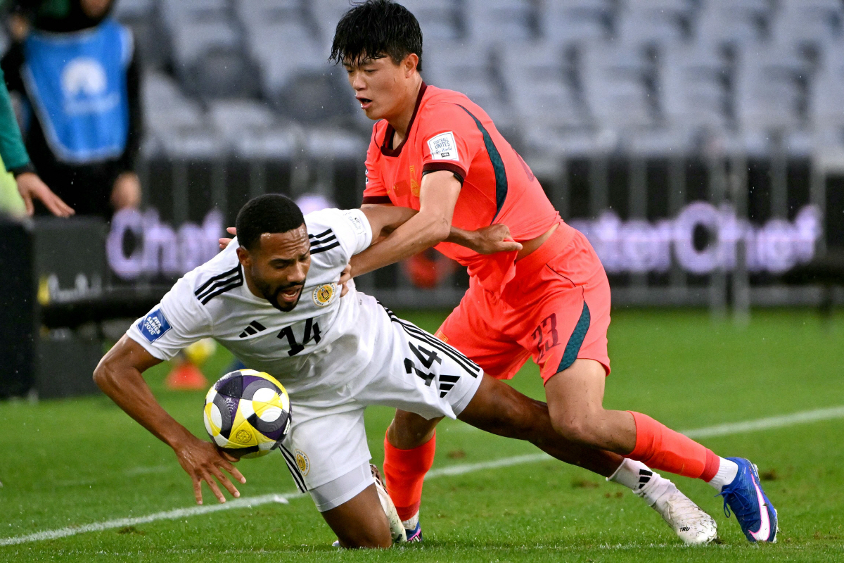 퀴라소-중국전 AFP