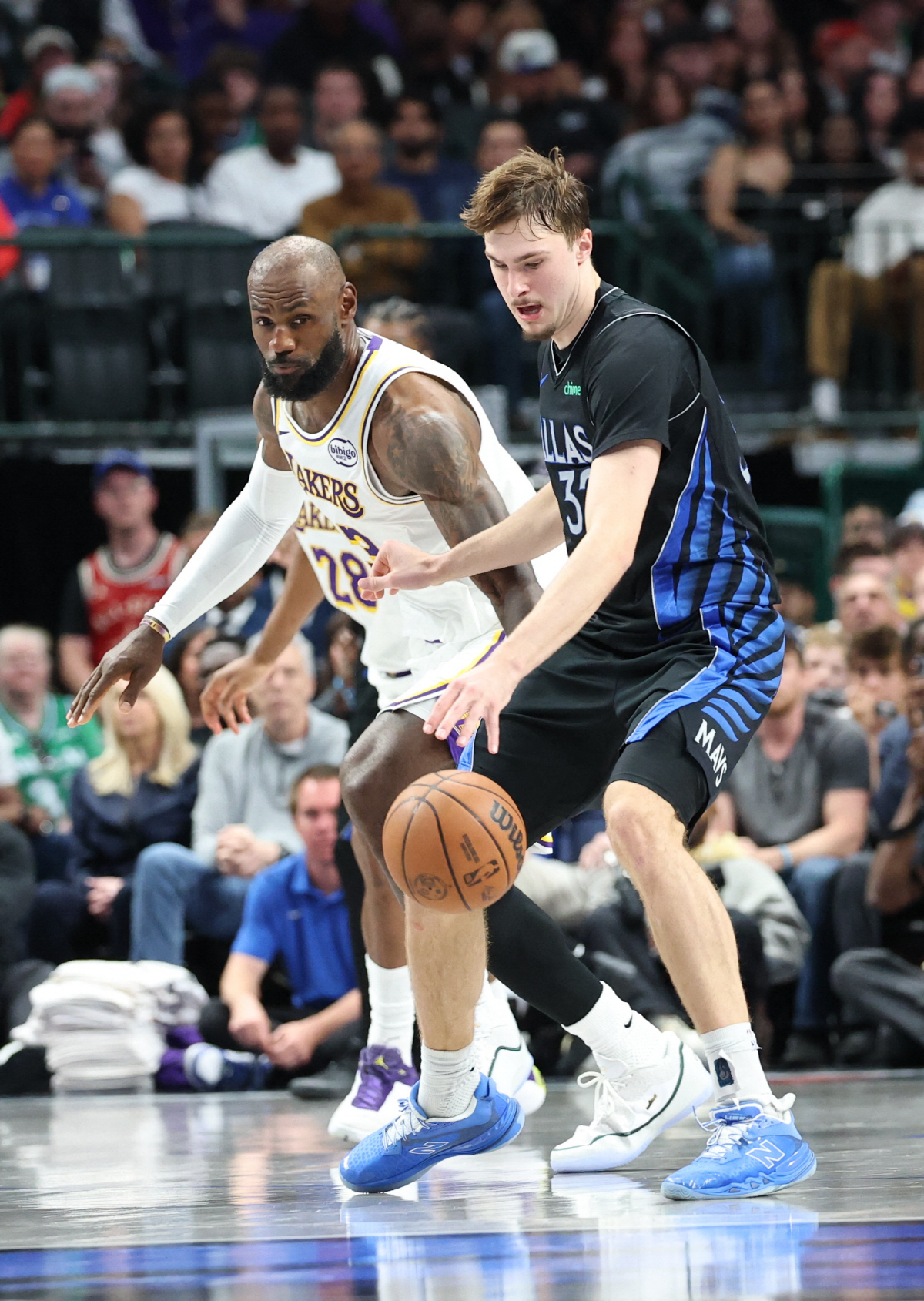 "고교 때부터 지켜봤어. 정말 특별한 선수" 자신 앞에서 45득점 무력시위. 쿠퍼 플래그에 대한 르브론의 극찬 "그는 위대한 선수가 될 것"