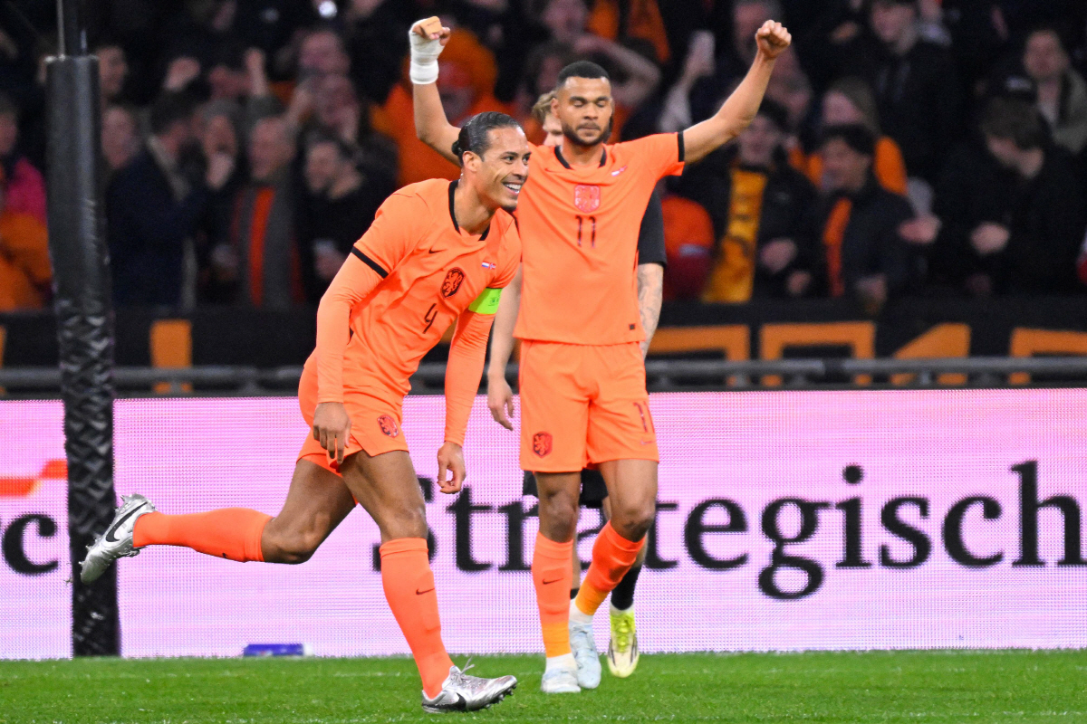 네덜란드 대표 선수들 AFP