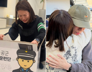 김지선, 입대한 子 '눈물 상자'에 무너졌다..."참으려 해도 눈물이 앞을 가려"