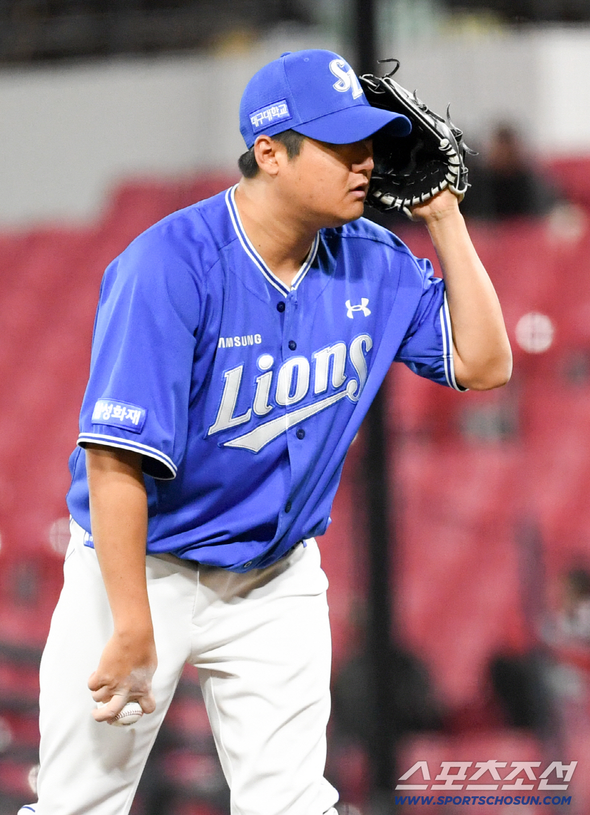 7일 광주 기아챔피언스필드에서 열린 KIA와 삼성의 경기. 삼성 최지광이 역투하고 있다. 광주=박재만 기자 pjm@sportschosun.com/2026.04.07/