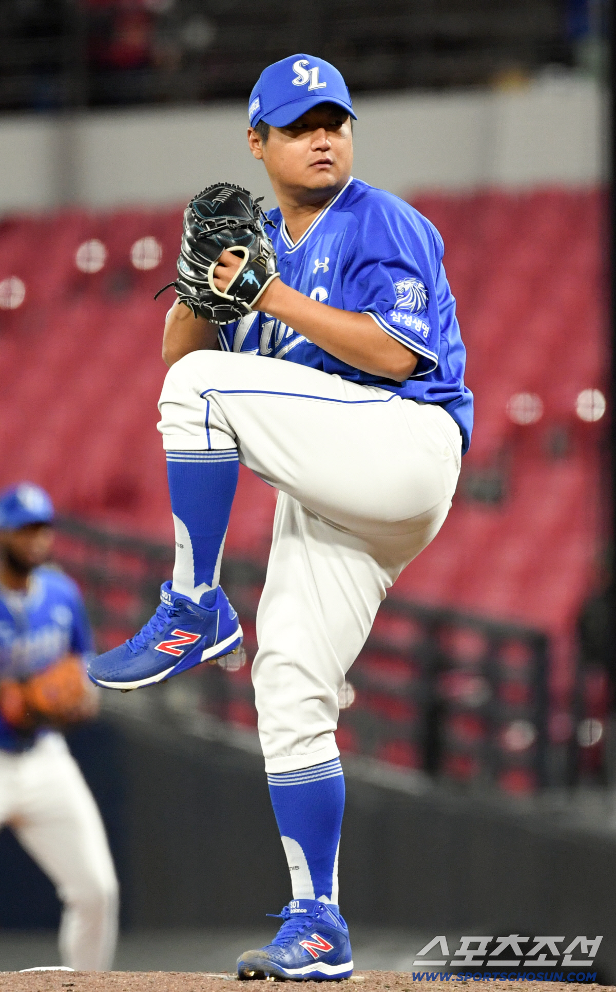 7일 광주 기아챔피언스필드에서 열린 KIA와 삼성의 경기. 삼성 최지광이 역투하고 있다. 광주=박재만 기자 pjm@sportschosun.com/2026.04.07/