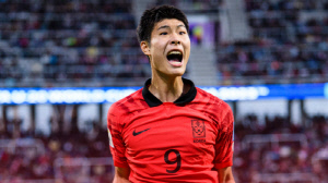 '홍명보 감독 직관' 韓 차세대 스트라이커 2년 연속 초대형 위기, 2부 강등 직면...승강 PO 사실상 확정