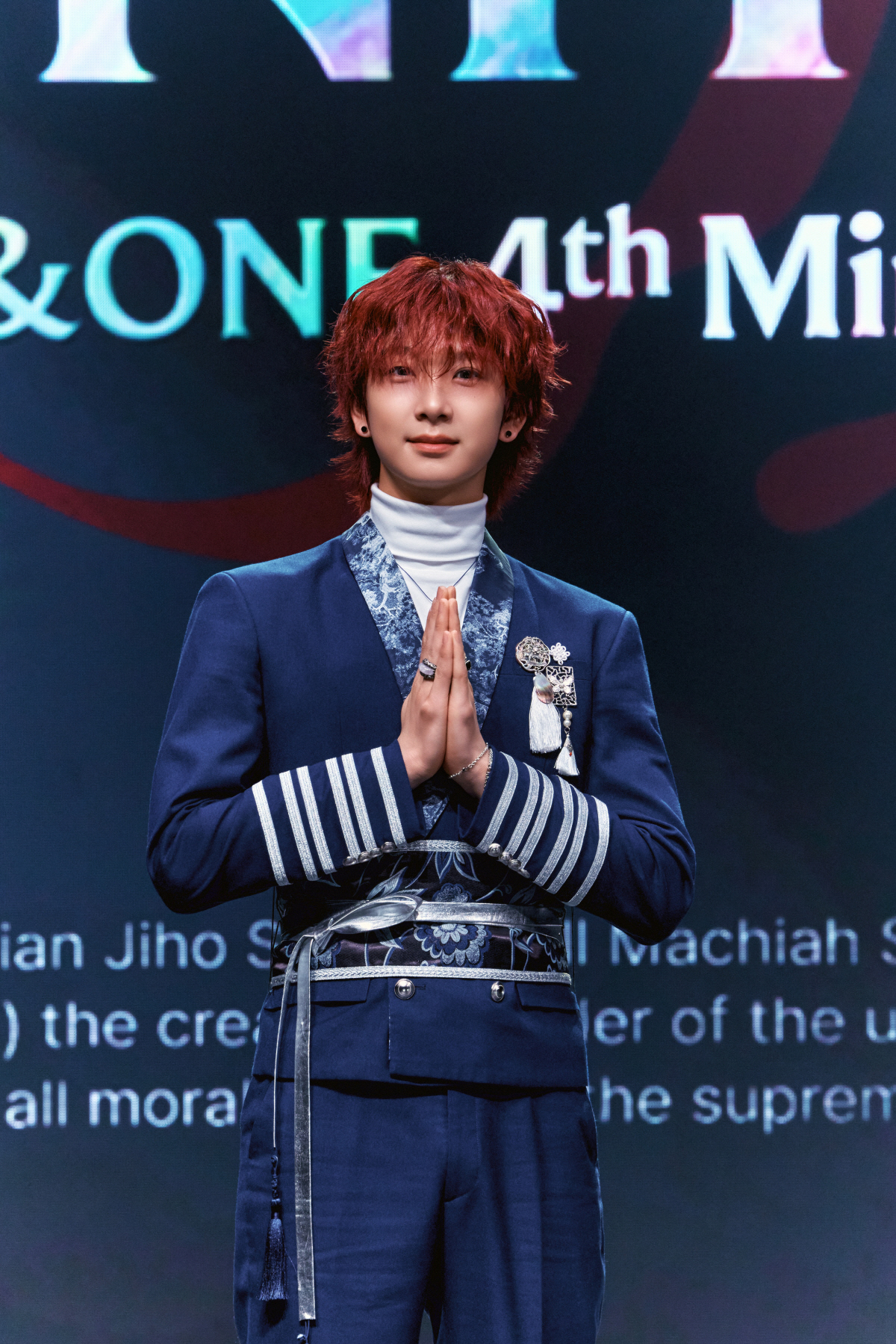 "韓 문화 알린다"…앰퍼샌드원, 간절한 기도 'GOD'[SC현장]