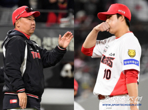 '데뷔 첫 승 챙겨줄 때가 아니었다' 인내심 한계 이범호 감독, 팀 분위기가 먼저였다 [광주 현장]