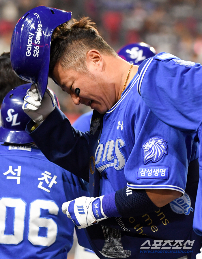 "대구에서 하나 더 쳤다" 뭘해도 최고령, 설마 불혹의 홈런왕 탄생할까...시즌 4호 홈런 선두 질주