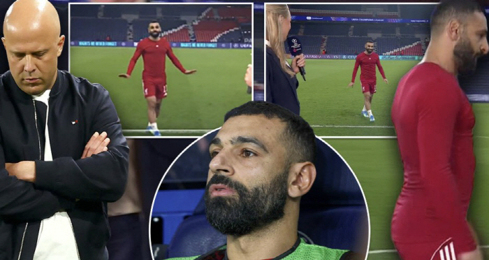 "손흥민처럼 아름다운 마무리 정말 어렵다"...'이별 확정' 살라, 0분 출전 폭탄 발언 대신 침묵! 팬들도 "화내고 싶었을 것" 분노