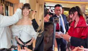 앤 해서웨이, 63빌딩 보고 런웨이 걷고…한국서 보낸 ‘풀코스 일정’