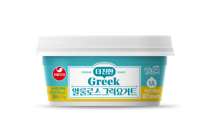 "칼로리·당 부담 ↓"…서울우유협동조합, '더 진한 알룰로스 그릭요거트' 선보여