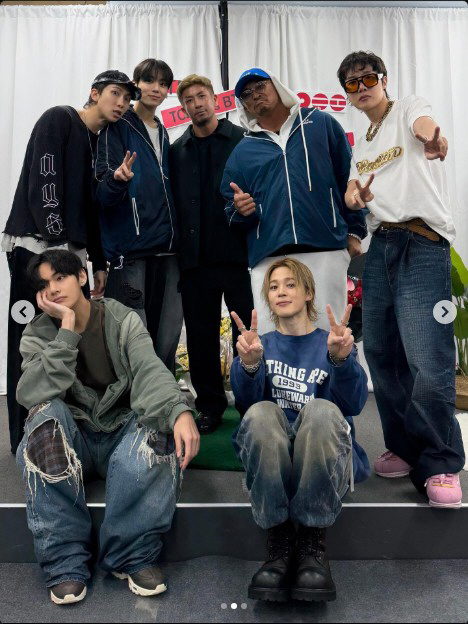 추성훈 "정국이 직접 초대"…빗속 BTS 콘서트 직관 인증