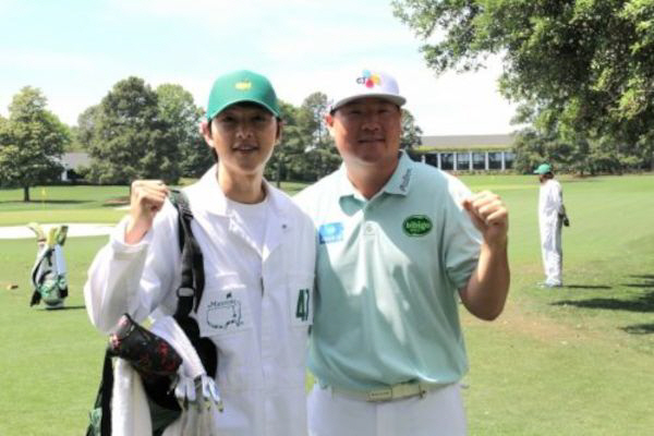 송중기, 왜 그린 위에?…임성재 옆 ‘뜻밖의 등장’ 이유 보니