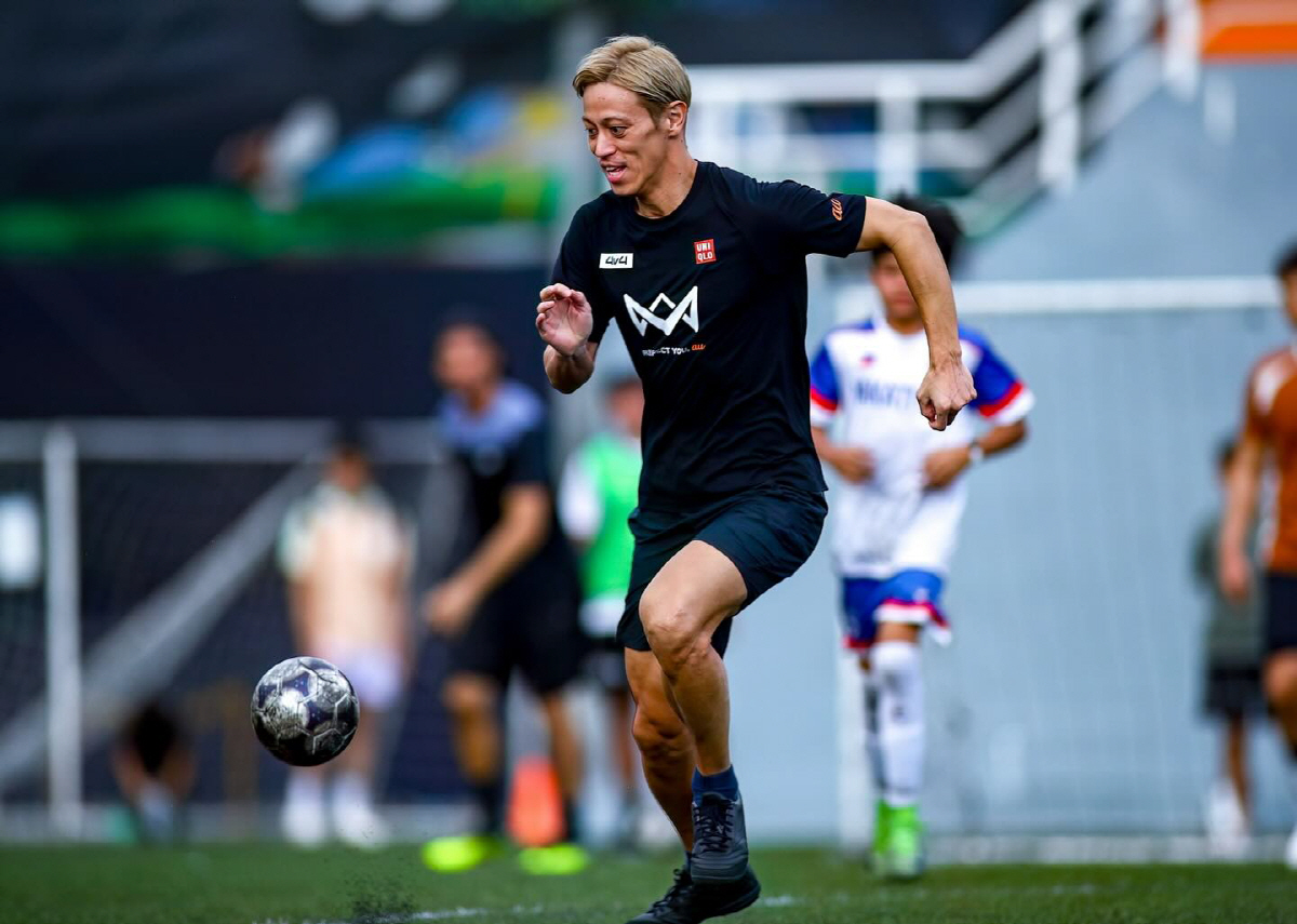 사진=혼다 게이스케 SNS 캡처