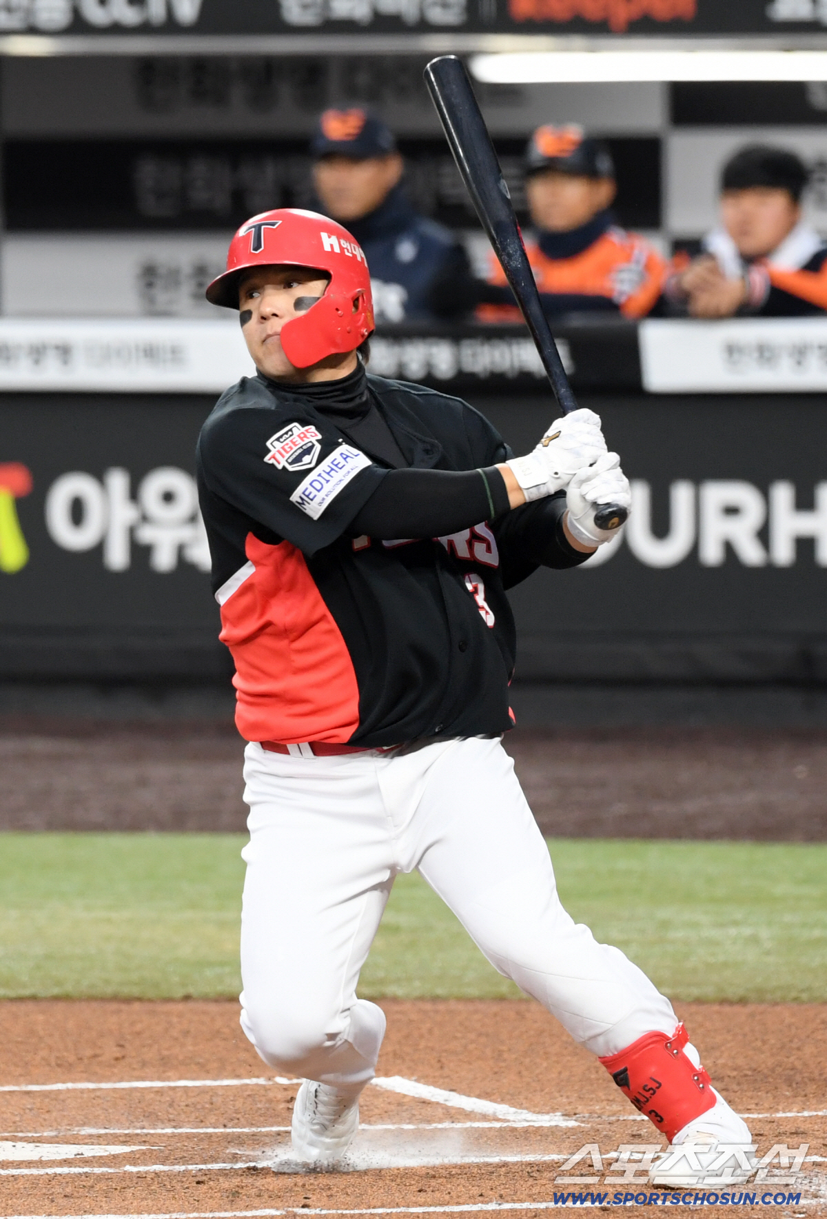 10일 대전 한화생명볼파크에서 열린 한화와 KIA의 경기. KIA 김선빈이 타격을 하고 있다. 대전=박재만 기자 pjm@sportschosun.com/2026.04.10/