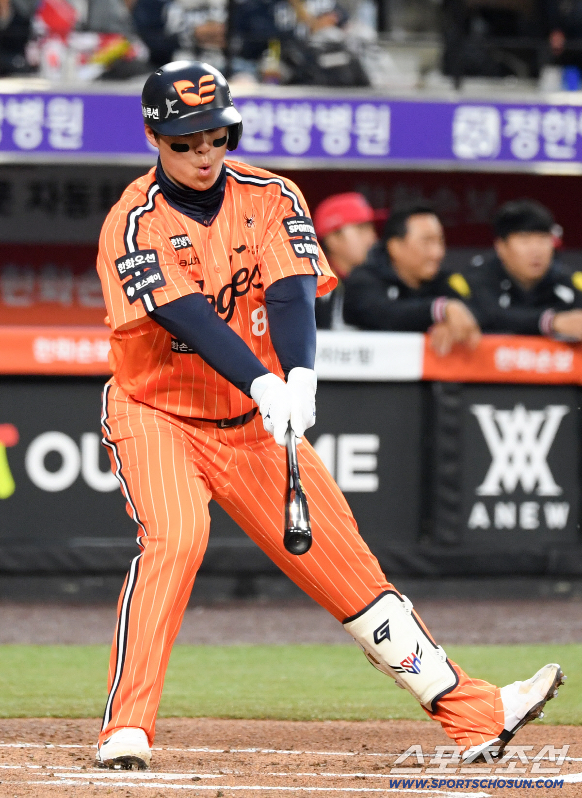 10일 대전 한화생명볼파크에서 열린 한화와 KIA의 경기. 한화 노시환이 타격을 하고 있다. 대전=박재만 기자 pjm@sportschosun.com/2026.04.10/