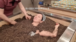 혜리, 효소찜질 중 갑작스러운 '겨드랑이' 오픈…사장님 찬사에 