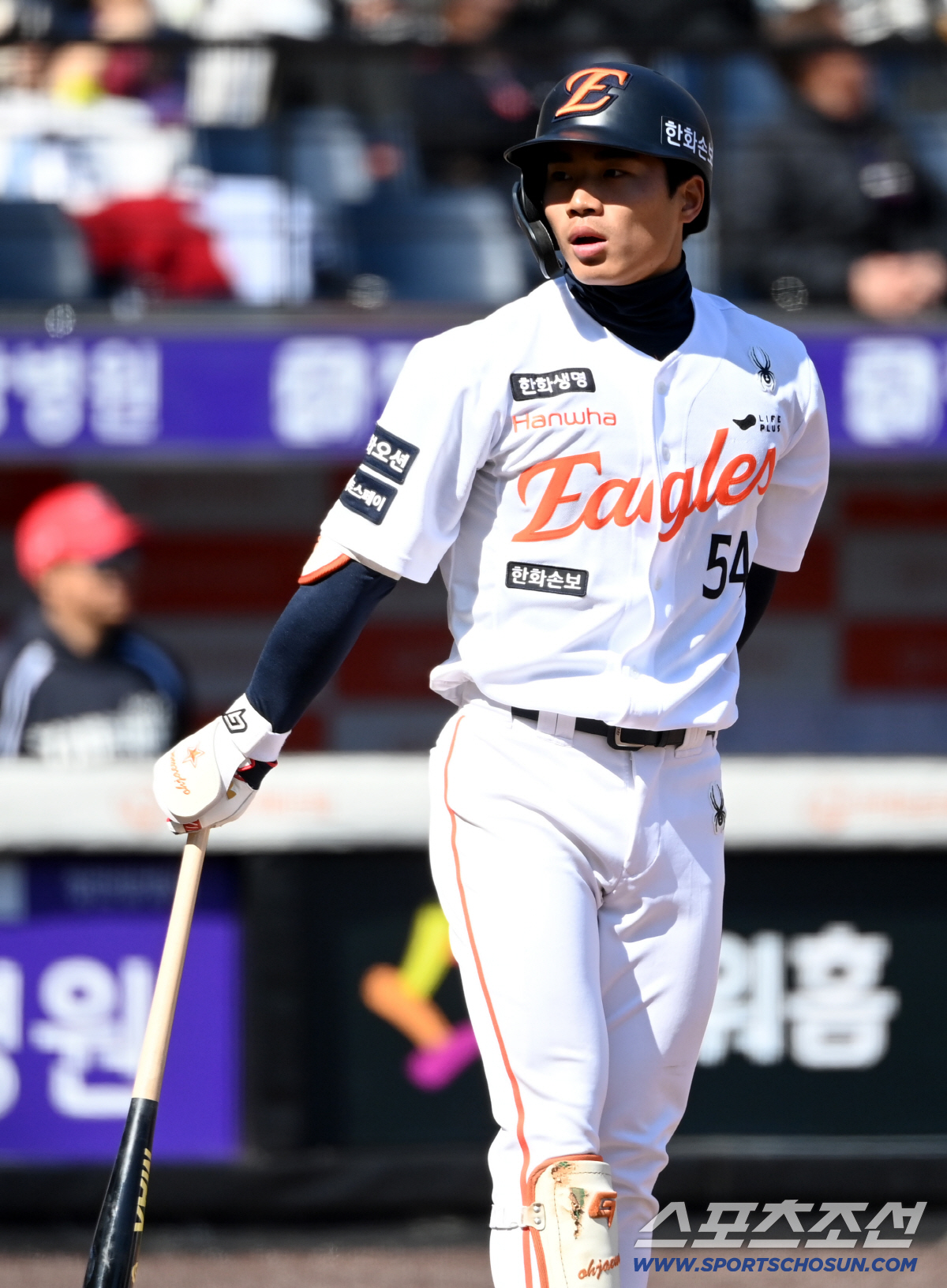 19일 대전한화생명볼파크에서 열린 KIA와 한화의 시범경기. 타격을 하는 한화 오재원. 대전=허상욱 기자 wook@sportschosun.com/2026.03.19/