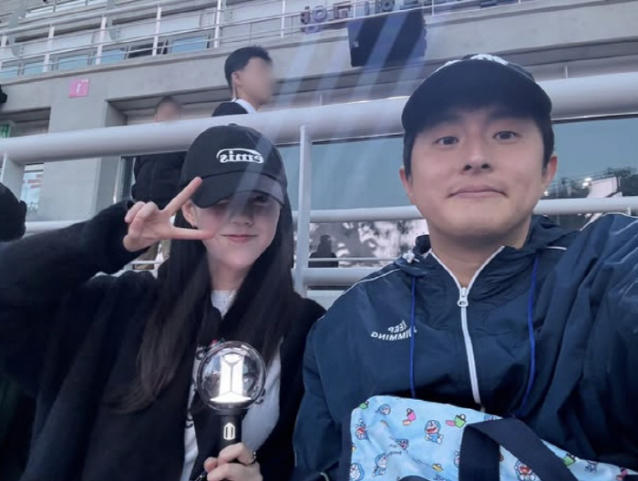 BTS 진, 기안84·지예은 만났다..콘서트서 포착된 찐우정