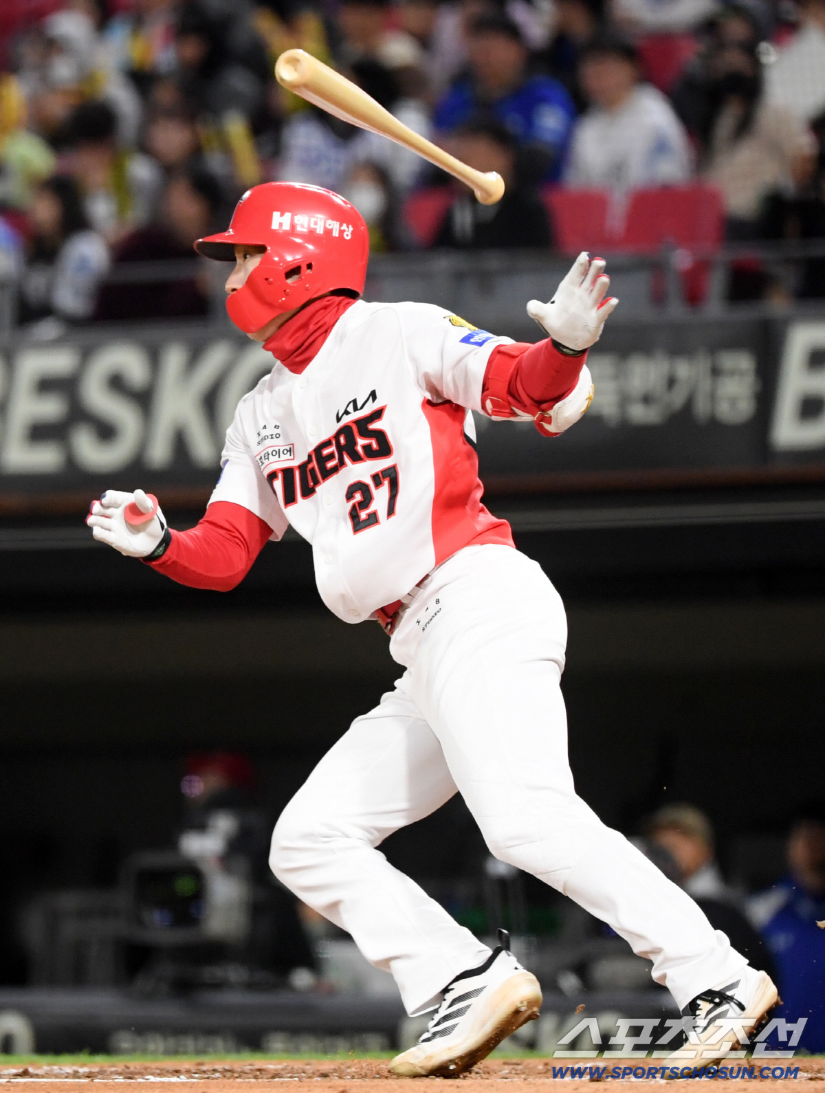 7일 광주 기아챔피언스필드에서 열린 KIA와 삼성의 경기. KIA 김호령이 타격을 하고 있다. 광주=박재만 기자 pjm@sportschosun.com/2026.04.07/