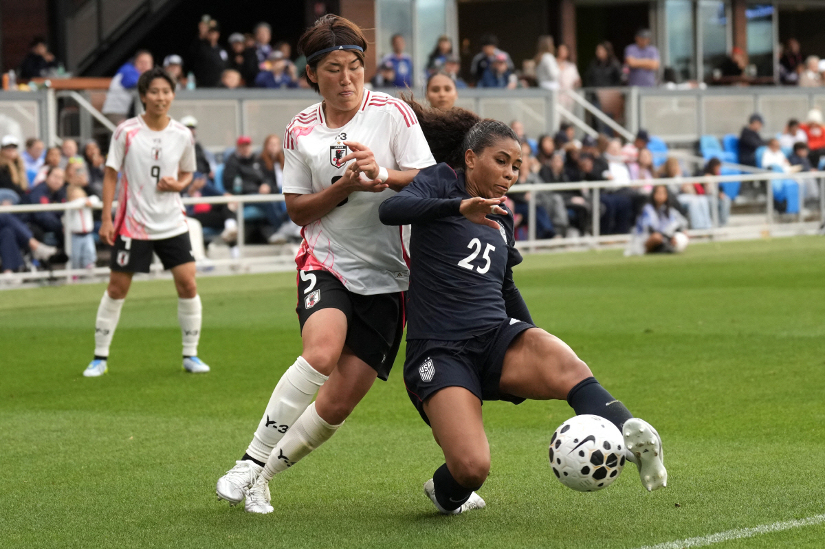 이럴거면 멀쩡한 감독 왜 쫓아냈나, '월드컵 우승 목표' 일본 미국에 1-2 패배 "정말 이기고 싶었는데"