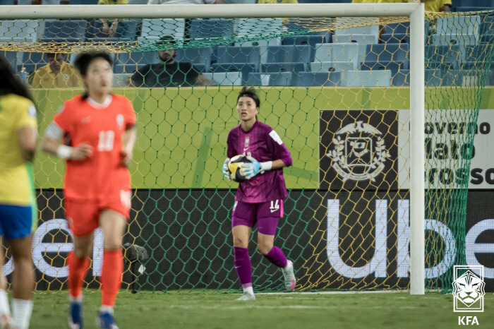 "세계 벽은 여전히 높다" 韓 축구, '랭킹 8위' 브라질 女대표팀에 1-5 대패…월드컵 앞두고 '경험치 UP'