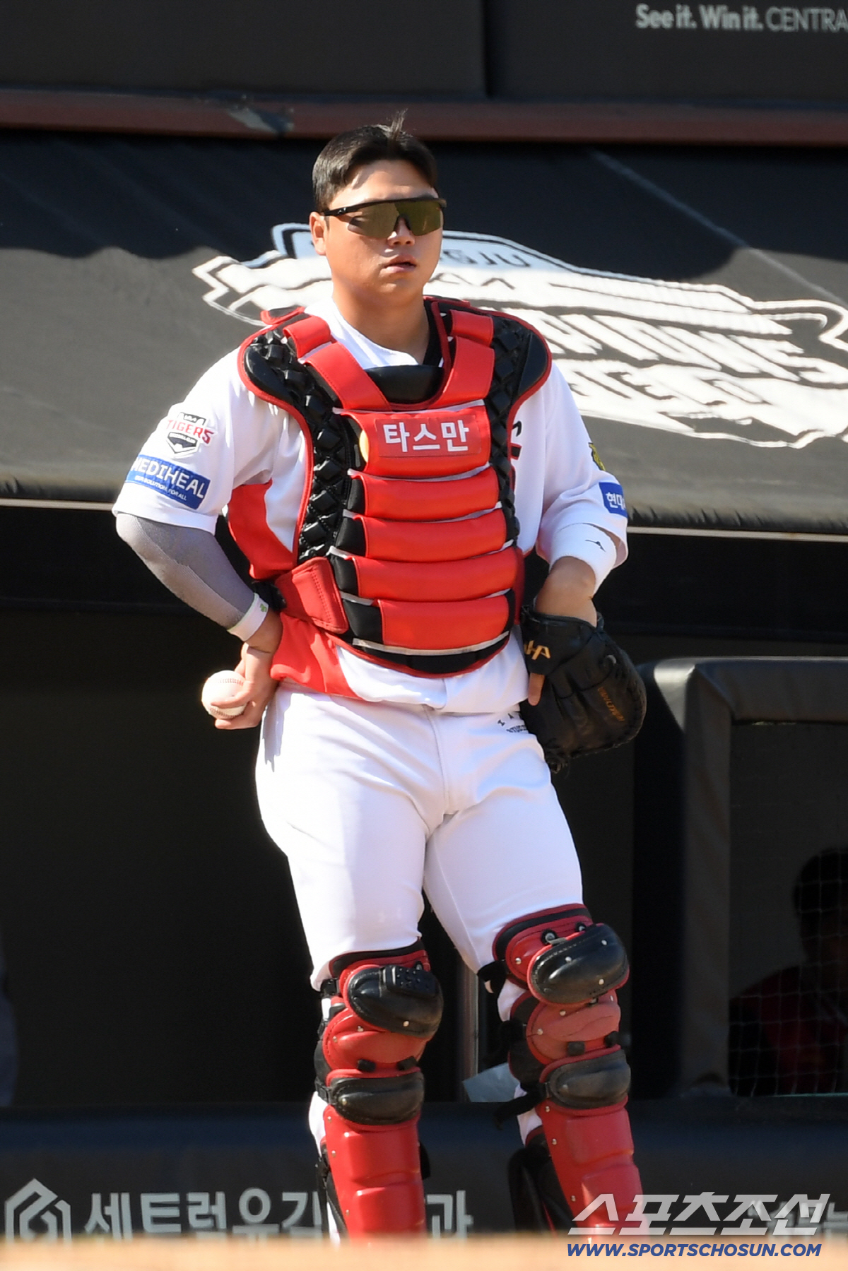 13일 광주 기아챔피언스필드에서 열린 KIA 타이거즈와 SSG 랜더스의 시범경기. KIA 한준수가 몸을 풀고 있다. 광주=박재만 기자 pjm@sportschosun.com/2026.03.13/