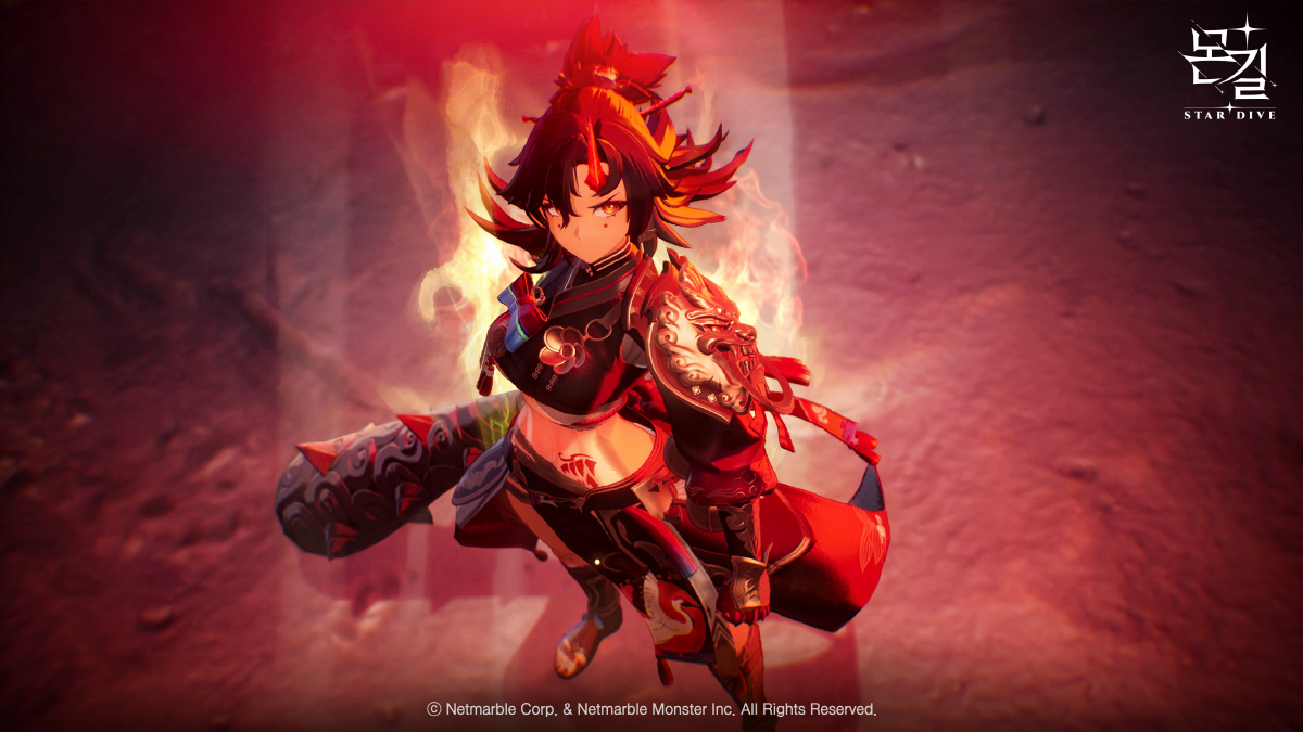 '몬길: 스타 다이브'에 등장하는 도깨비 캐릭터 '가비'