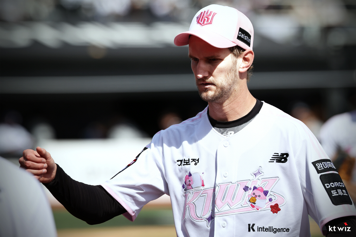 KT 위즈 케일럽 보쉴리. 사진제공=KT 위즈