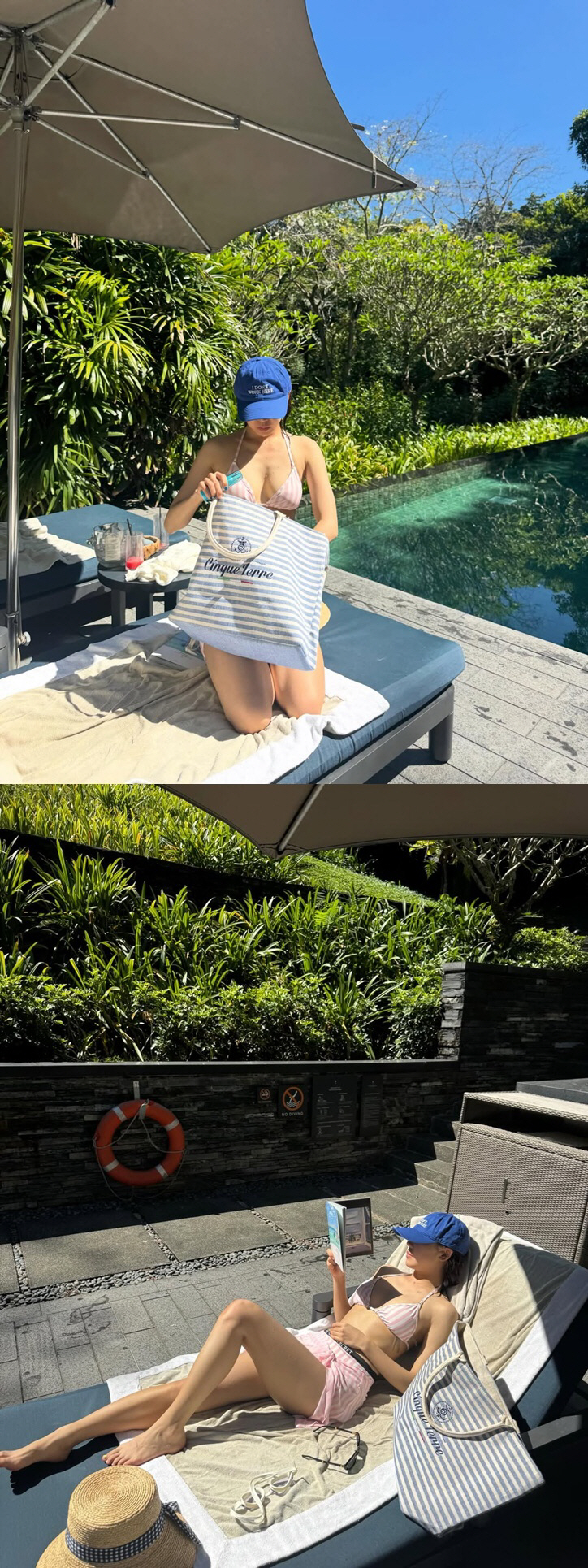 김남주, 볼륨+복근 다 드러낸 비키니 자태..말랐는데 반전 몸매