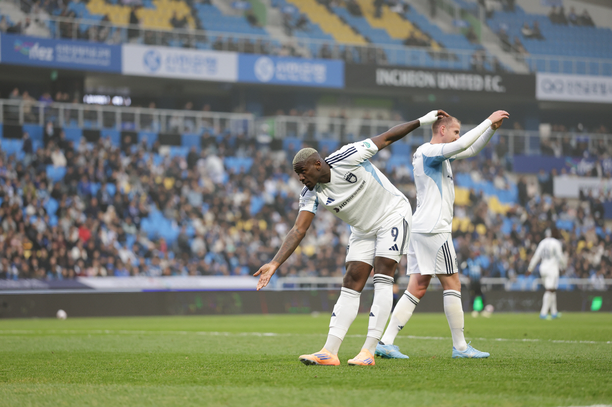 인천축구전용경기장/ K리그1/ 인천유나이티드 vs 울산HDFC/ 울산 말컹 득점/ 골 세레머니/ photo by Jaehoon Jung