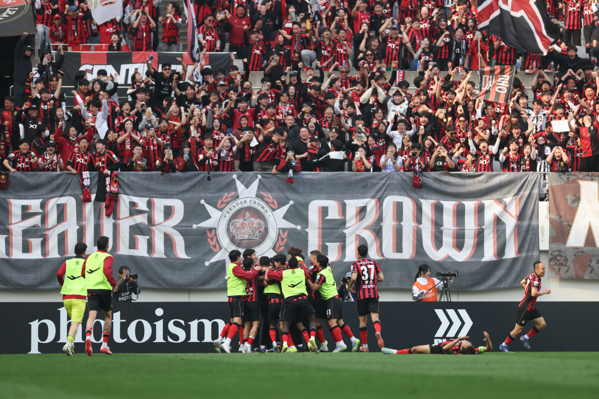 서울월드컵경기장/ K리그1/ FC서울 vs 전북현대모터스/ 서울 클리말라 득점, 단체/ 골 세레머니/ photo by Junghun Park