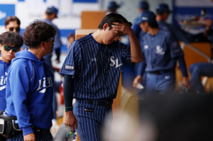 [속보]악! 삼성에 초대형악재, '캡틴' 구자욱마저 부상 이탈... 가슴 갈비뼈 미세 실금, 