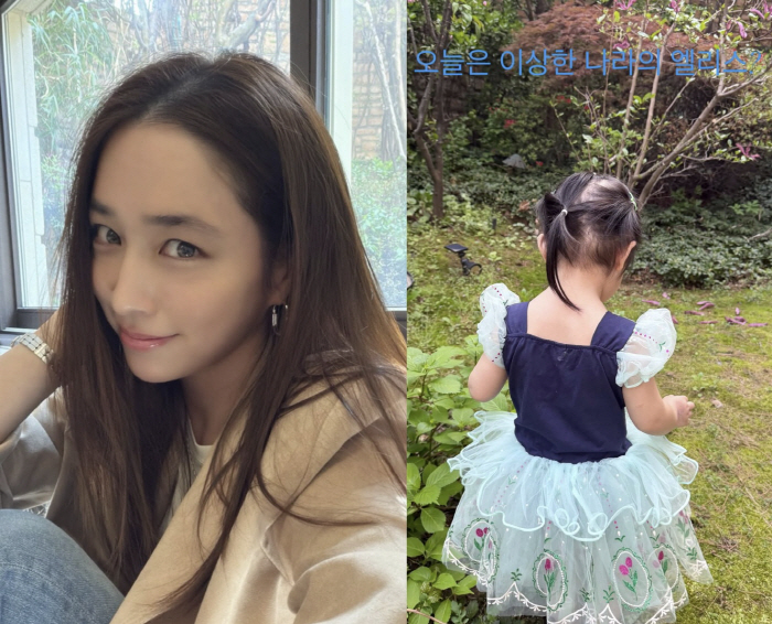 '이병헌♥' 이민정, '2살 딸'이 건넨 선물에 뭉클 "너는 나의 봄이다"