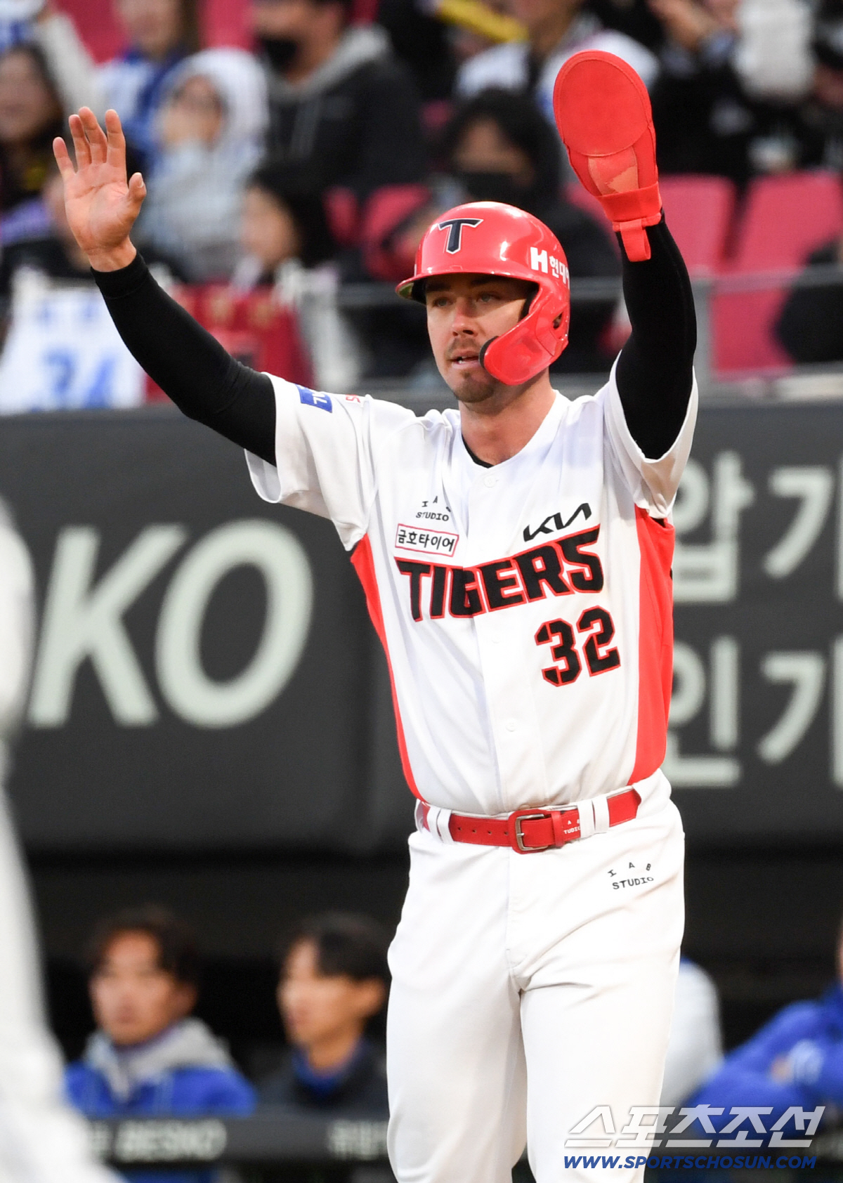 7일 광주 기아챔피언스필드에서 열린 KIA와 삼성의 경기. KIA 데일이 득점하고 있다. 광주=박재만 기자 pjm@sportschosun.com/2026.04.07/