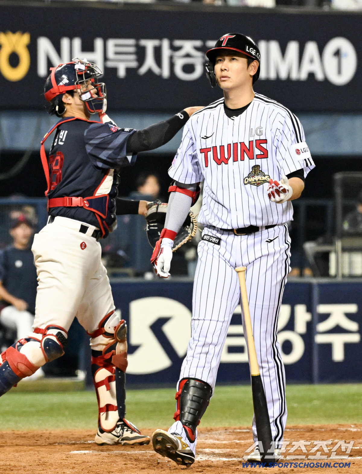 홍창기 본인이 제일 답답한 순간.