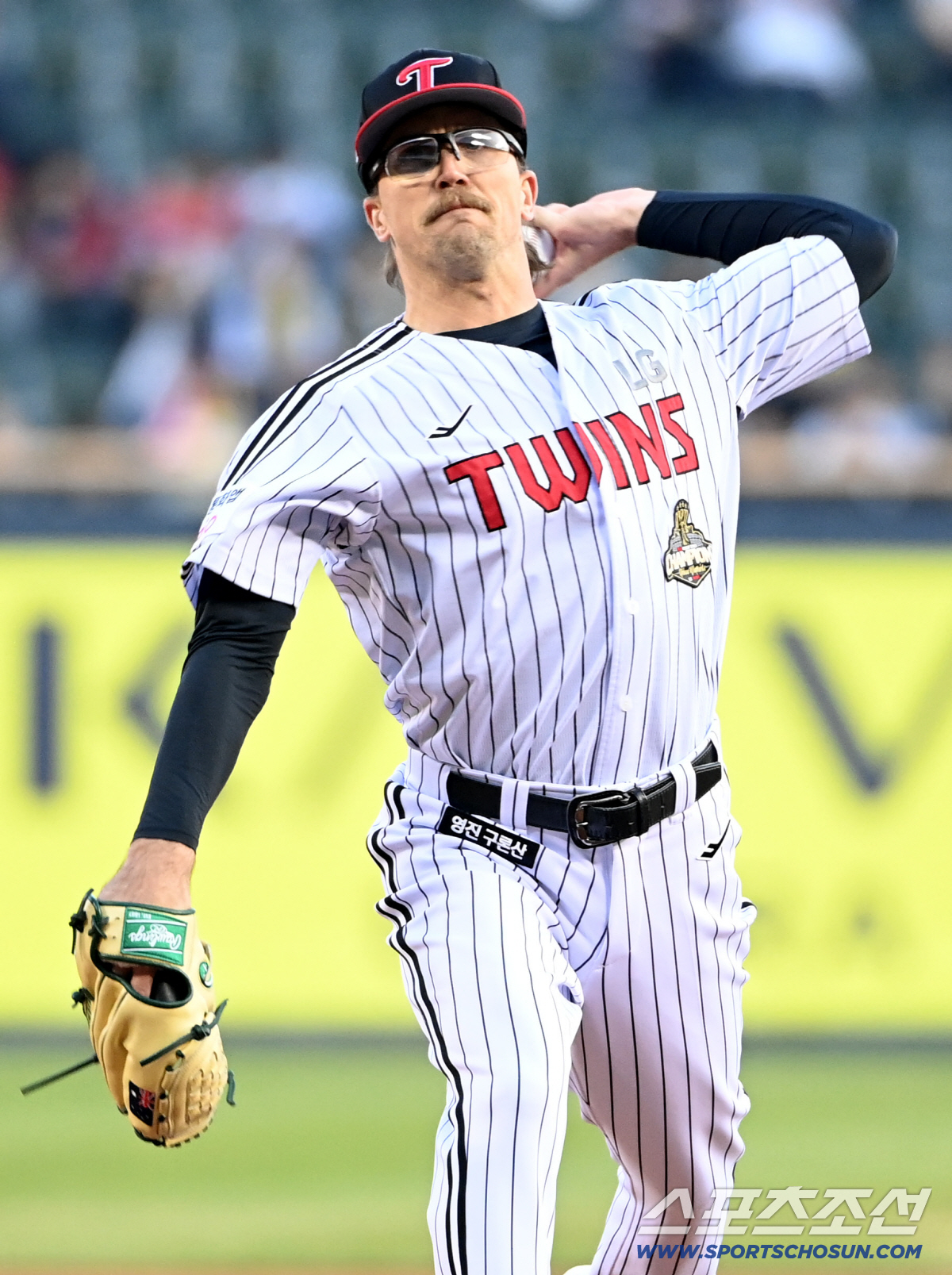 2일 잠실야구장에서 열린 KIA와 LG의 경기. LG 선발투수 웰스가 역투하고 있다. 잠실=허상욱 기자 wook@sportschosun.com/2026.04.02/