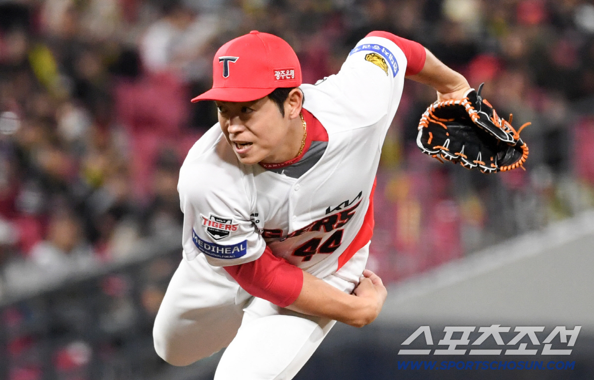 8일 광주 기아챔피언스필드에서 열린 KIA와 삼성의 경기. KIA 이태양이 역투하고 있다. 광주=박재만 기자 pjm@sportschosun.com/2026.04.08/