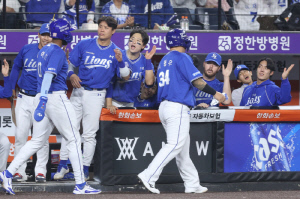 '4사구 18개→1회 선발 전원 출루' 한화 마운드 붕괴…'5연승' 삼성, 10승&1위 등극 [대전 리뷰]