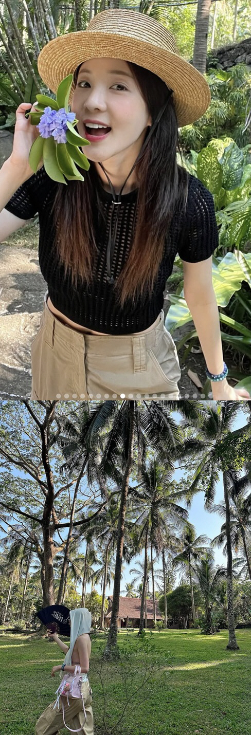 산다라박, 이젠 노출이 일상?..비키니 위 홀터넥 '아찔 뒤태'