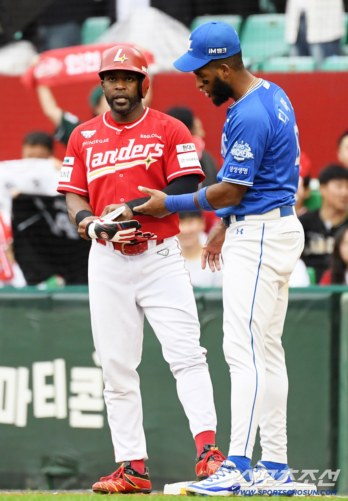 삼성 디아즈와는 쿨하게 인사.