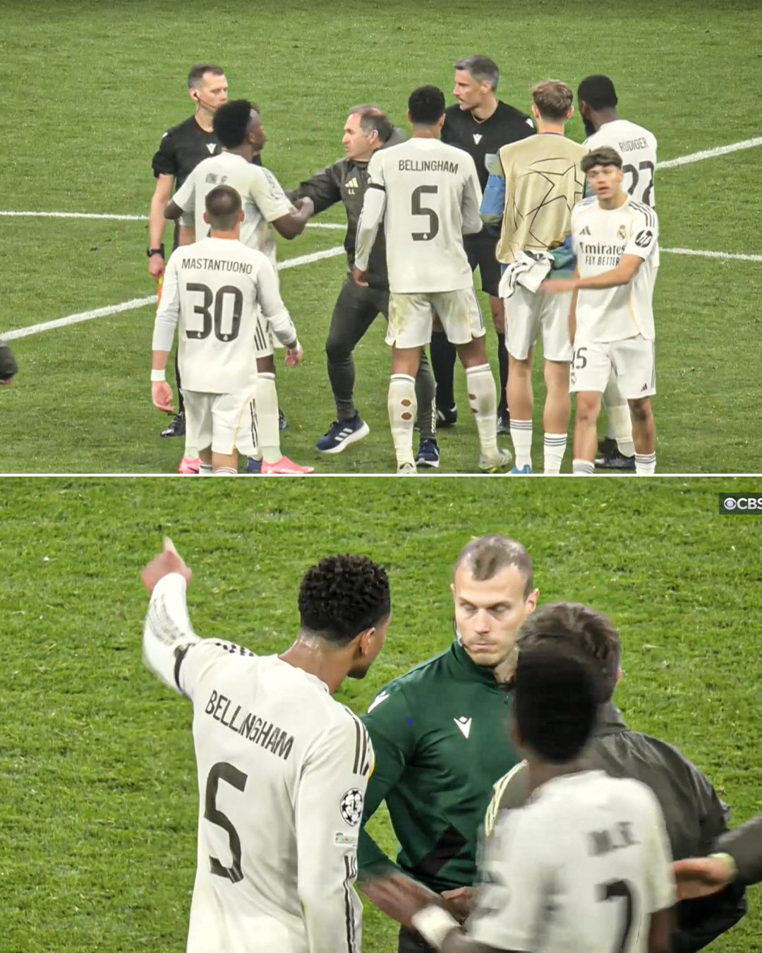 "카마빙가, 이 멍청한 놈" VS "심판 눈 떠라"…레알의 시즌을 끝낸 퇴장 판정 '갑론을박'