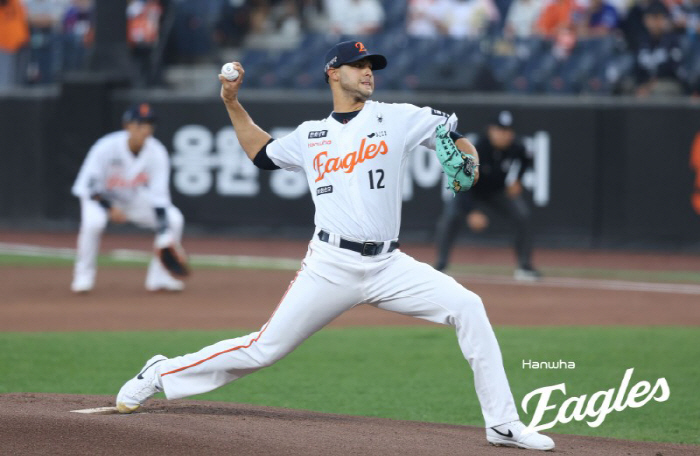 한화 윌켈 에르난데스. 사진제공=한화 이글스