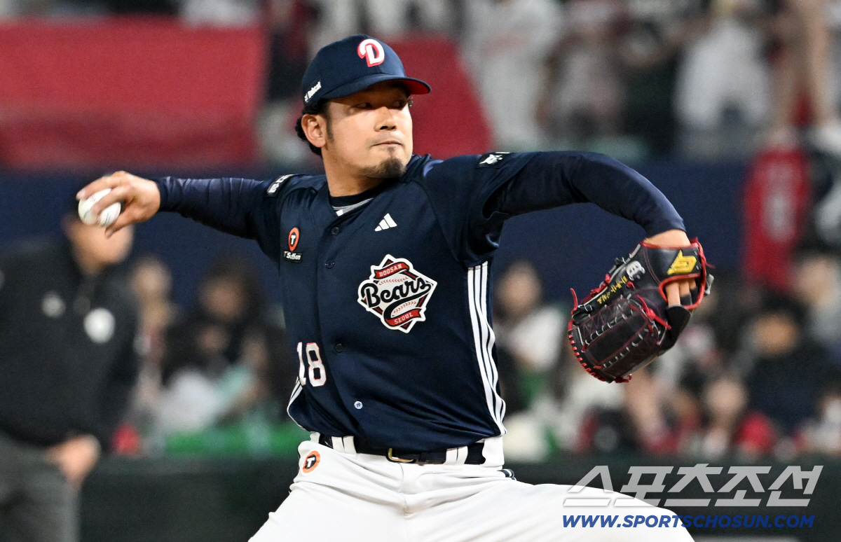 15일 인천SSG랜더스필드에서 열린 SSG와 두산의 경기. 두산 타무라가 역투하고 있다. 인천=박재만 기자 pjm@sportschosun.com/2026.04.15/