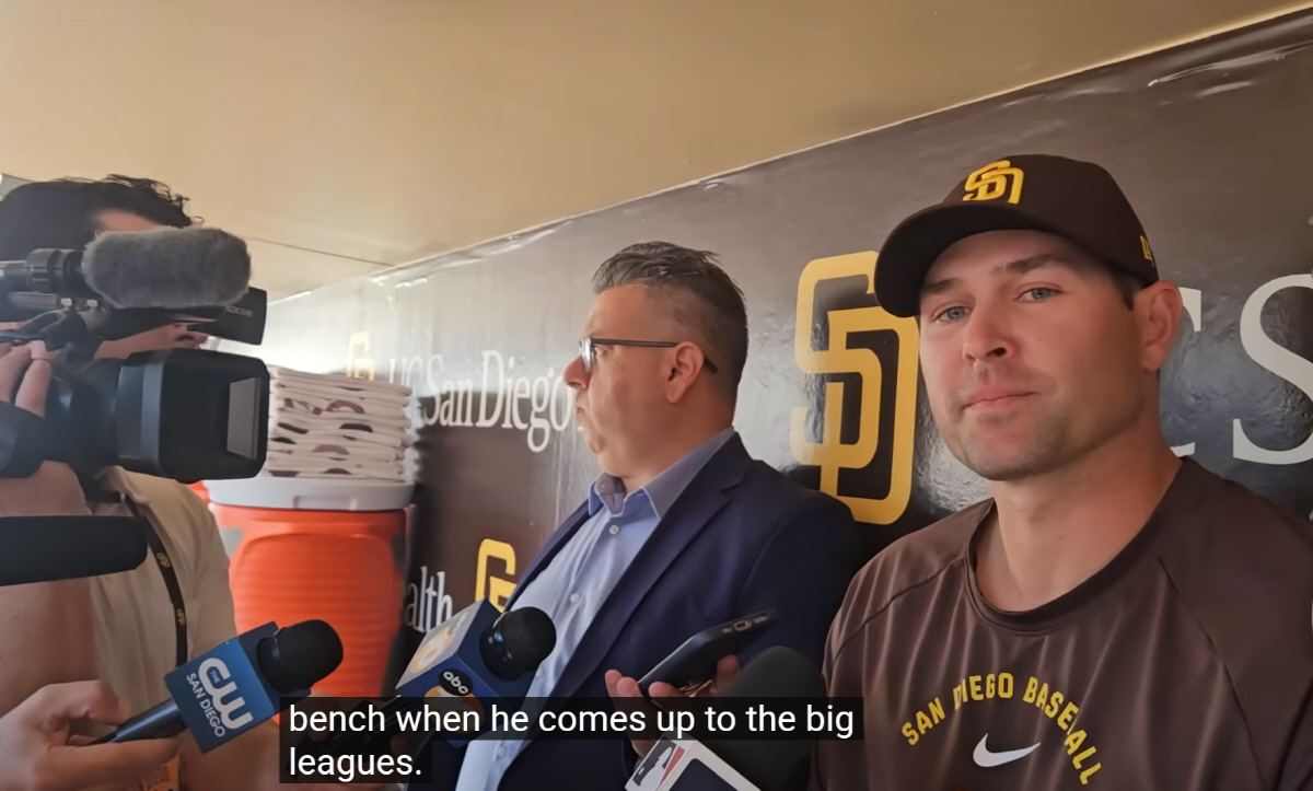 샌디에이고 크레이그 스템먼 감독. 사진캡처=유튜브 채널 MaryTimeTV