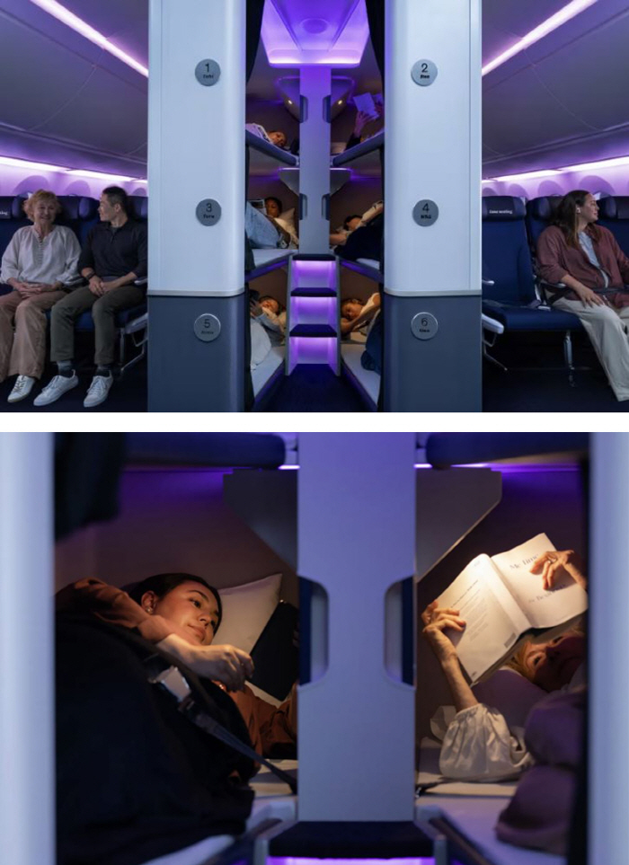 "이코노미석인데 누워서 잔다"…여객기 최초 '2층 침대', 가격은 '글쎄'