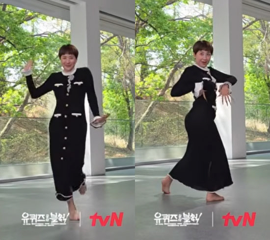 서인영, 결국 킬힐 벗어던졌다…맨발로 유재석 앞 '광란의 댄스'