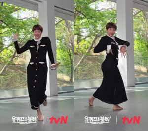 서인영, 결국 킬힐 벗어던졌다…맨발로 유재석 앞 '광란의 댄스'