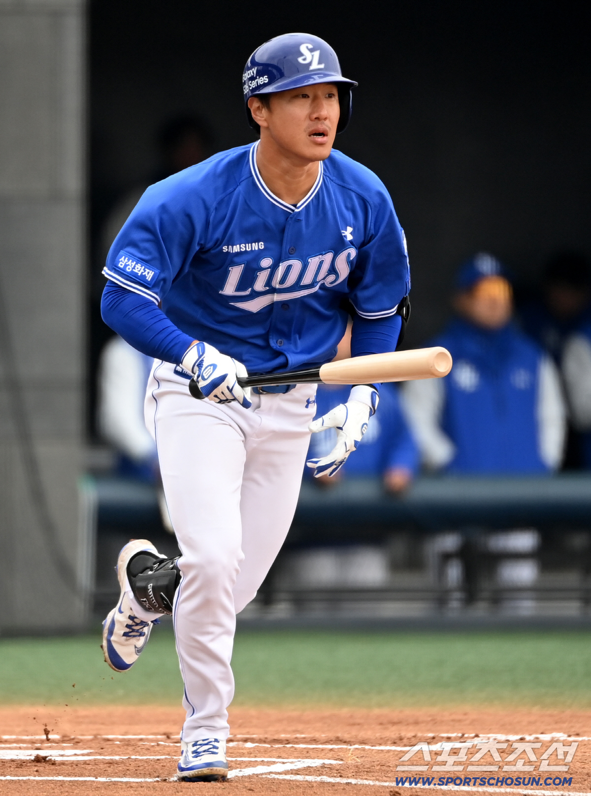 15일 이천베어스파크에서 열린 삼성과 두산의 시범경기. 삼성 이성규가 타격을 하고 있다. 이천=허상욱 기자 wook@sportschosun.com/2026.03.15/