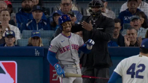 쟤 뭐야? 11구째 삼진 당하고 웃어버린 린도어, '6이닝 10탈삼진' 오타니 ERA 1위→사이영상 간다!